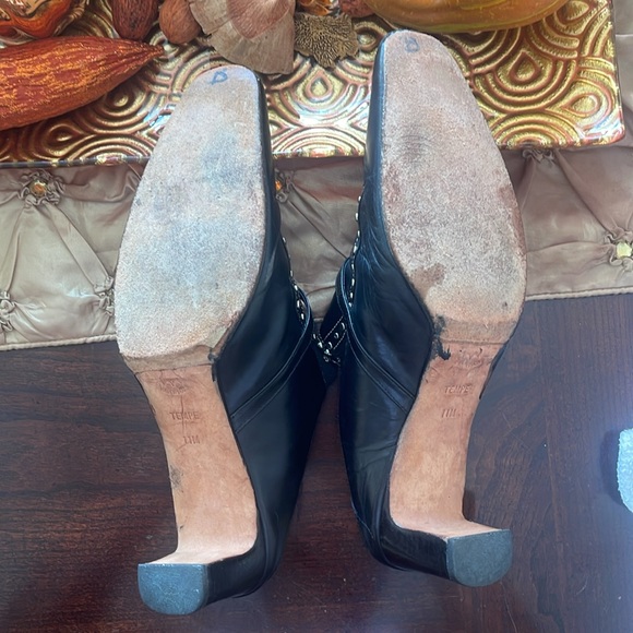 Brighton TEMPE Western mule leather studs mules size 11 - Picture 6 of 6